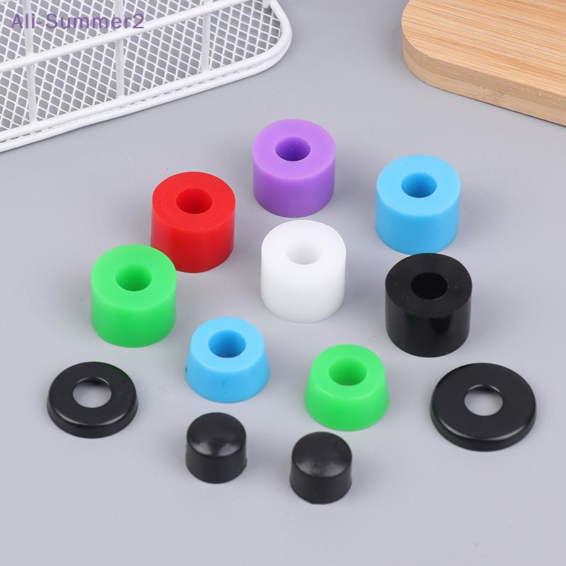 {Summer2} {Summer2} 1 Set Skateboard Bushing Gasket PU Longboard Shock Absorber Truck Rebuild-Kit For Dual Rocker Bracket