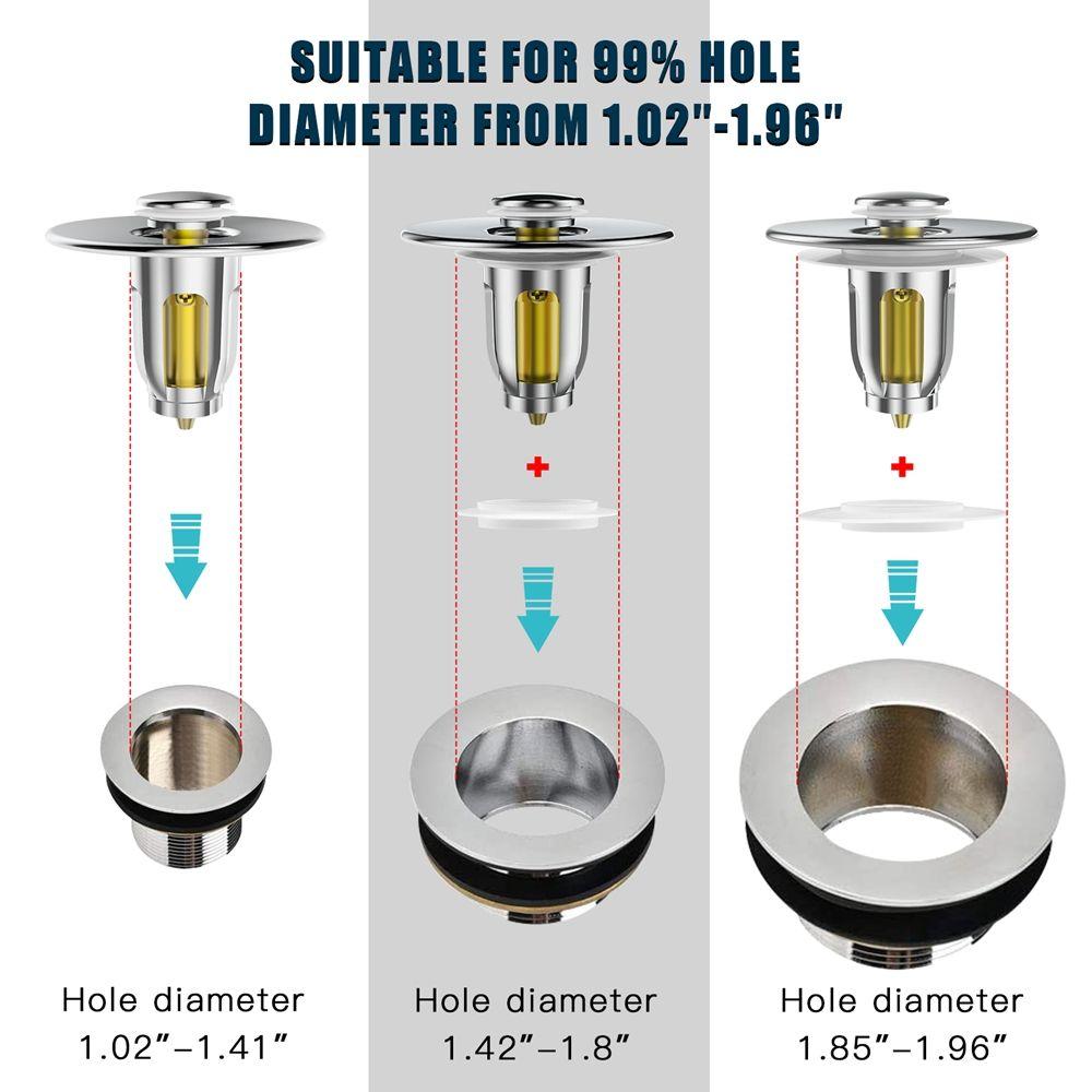 Filter for Shower Room Drain-Floor Hair Catcher Floor Drain Sink Drain Cover Pop-up Sink Drain