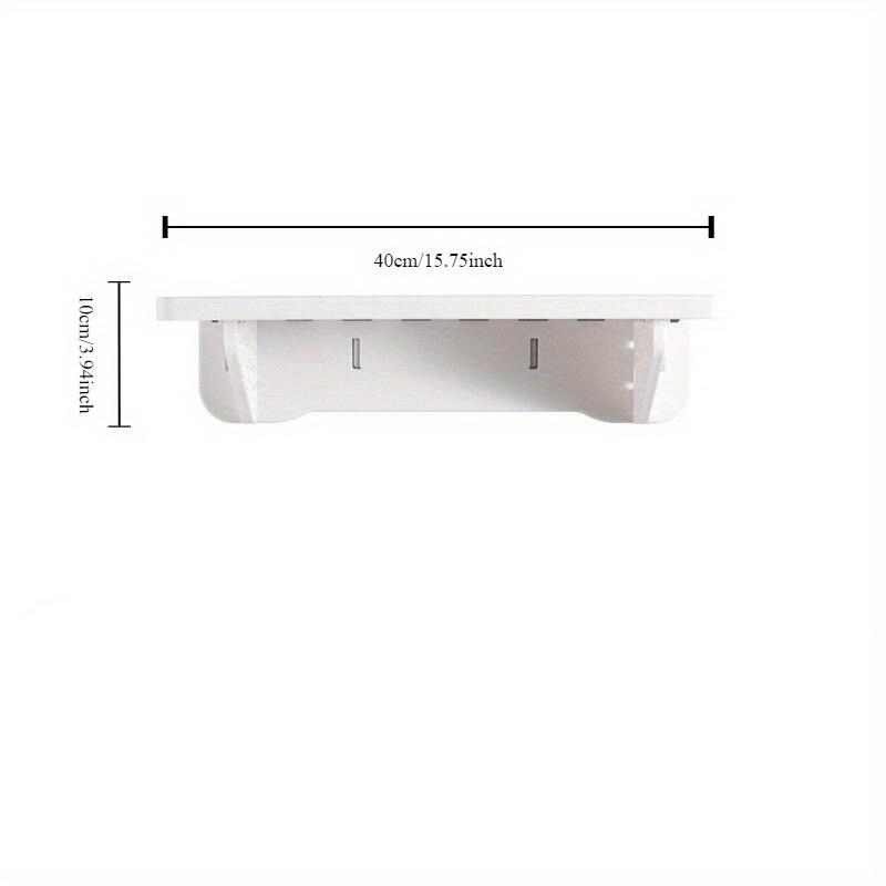 1 шт. Бытовая кухонная настенная полка для хранения вещей, перегородка, настенная складная полка, перфорированная настенная полка для туалета