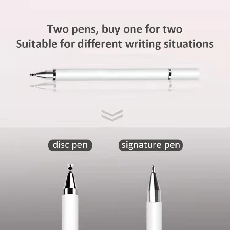 Пассивный стилус 2 в 1 для сенсорных экранов. Универсальная емкостная ручка для рисования для планшетов и телефонов.