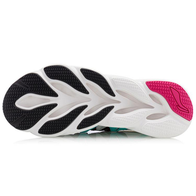 Кроссовки Li Ning Arc Leather Fabric TPU Shock Absorbing Non-Slip Low-Top для бега Мужские кроссовки Белый Фиолетовый Зеленый ARHQ057-4