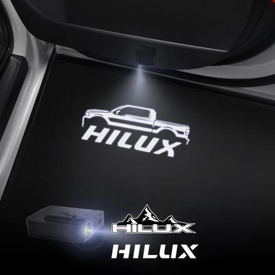 1/2 шт. Для грузовика Hilux Внедорожник Горный GR Дверные световые приветствия Автомобильные аксессуары с беспроводным датчиком, лазерный проектор логотипа