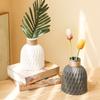 Nordic Pineapple Rope Plastic Vase Flower Arrangement Flowerpot Cannot Hold Water Living Room Porcelain Flower Ware Home Decor