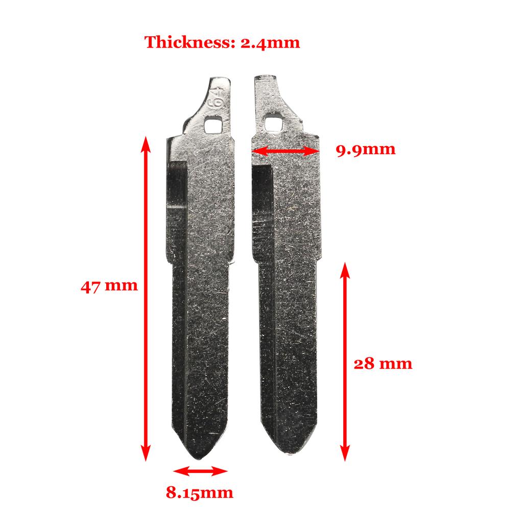 Jingyuqin 10 шт. #09 27 64 № 145 Складной дистанционный ключ-лезвие для Mazda 3 5 6 m6 rx8 mx5 Miata CX-7 CX-9 RX-8 CX-9 KD ключ пустой заменить