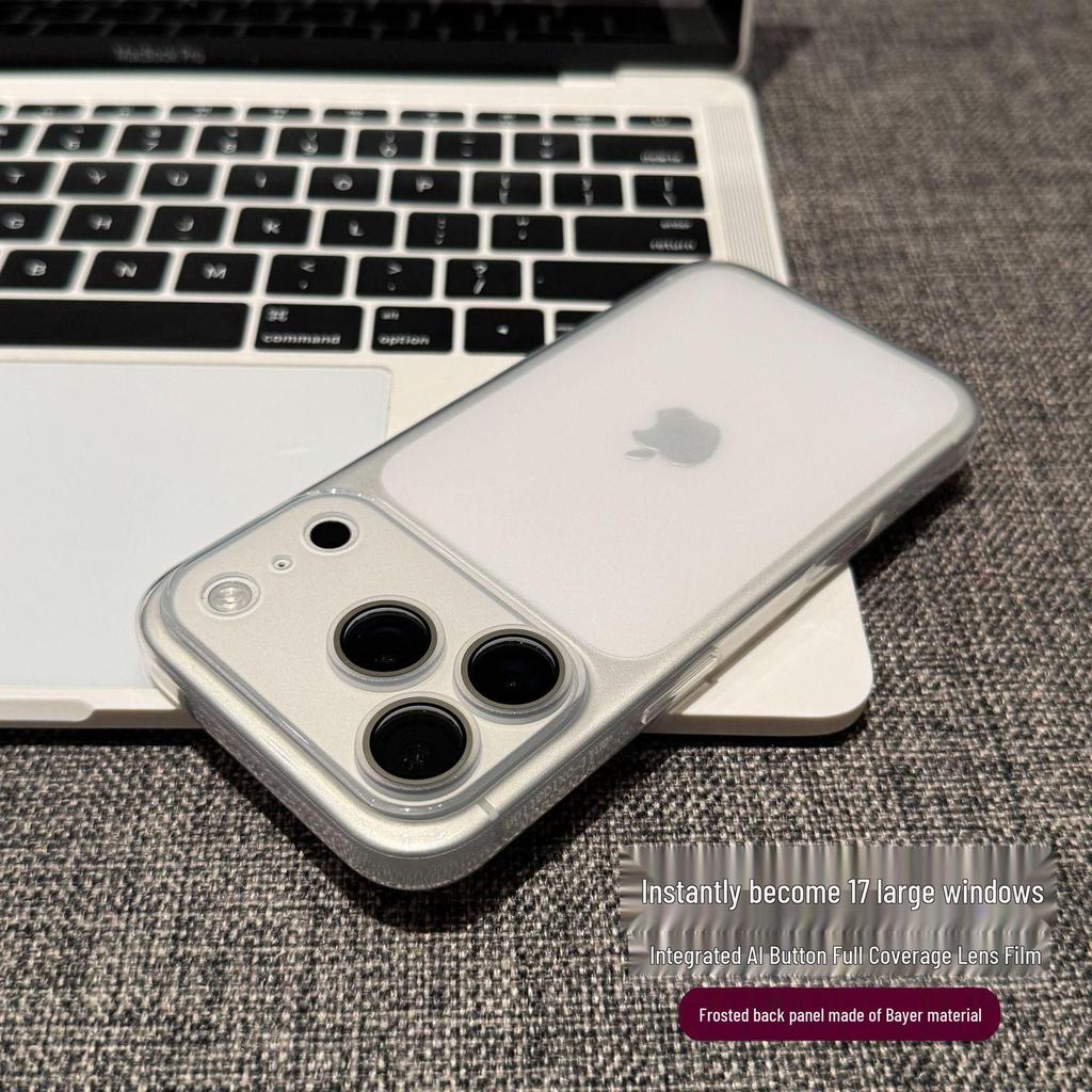 Ultra-Thin Bayer iP16 Pro Large Window Phone Case with Lens Film for Apple 14/15/12/13