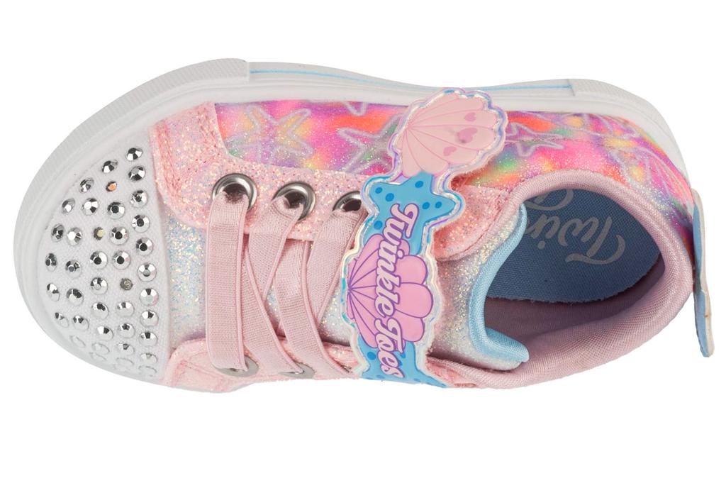 Skechers Twinkle Sparks - Подводная магия, для девочки розовые кроссовки