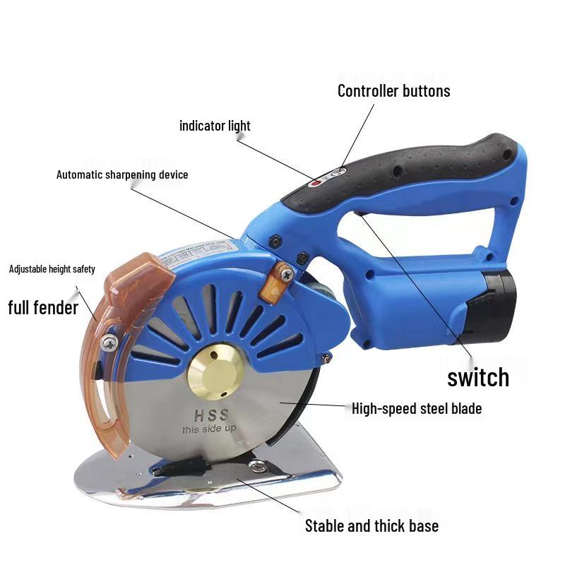 Бесщеточная электрическая серво-резательная машина с круглым ножом и регулировкой скорости