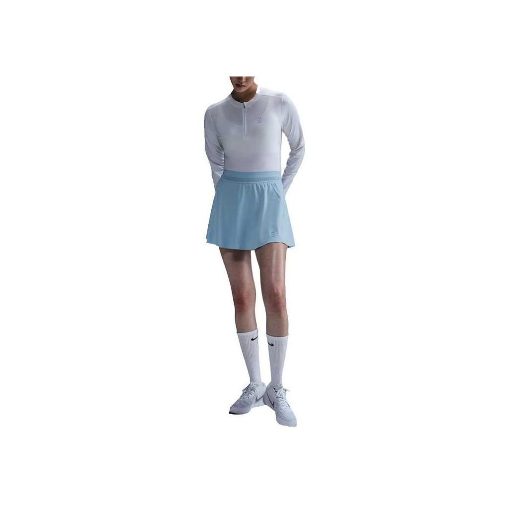 Nike Court Advantage Dri-Fit Удобная Мягкая Приятная к коже Модная Повседневная Юбка Женские юбки Mind-Blue FZ6730-422