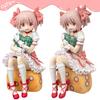 15СМ Аниме Фигурка Puella Magi Madoka Magica Сидячая Поза Мадока Фигурка Действия Волшебная Девочка Модель Декор Статуэтка Куклы Игрушки Подарок