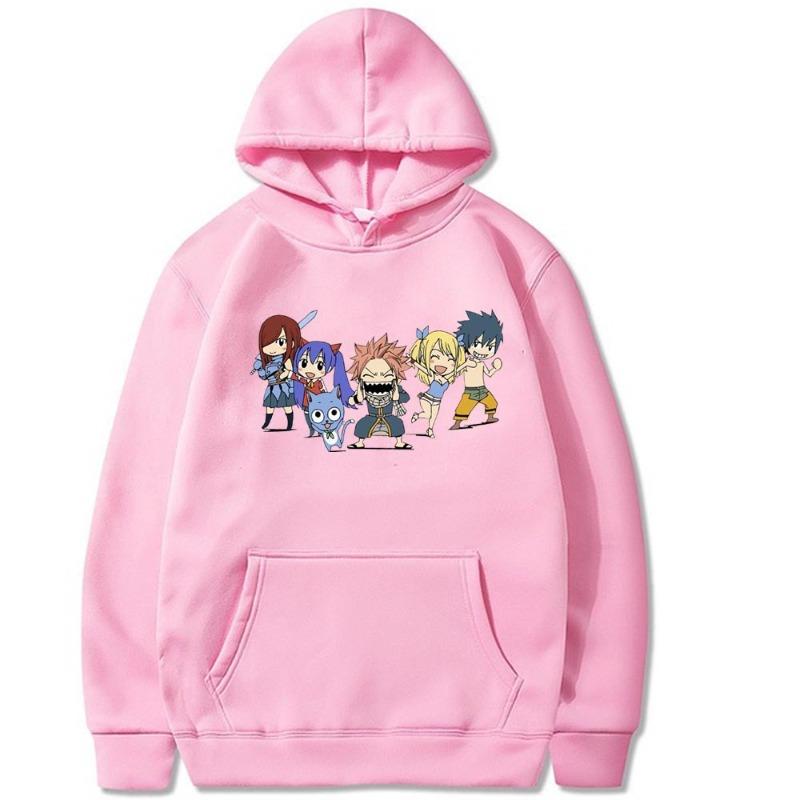 Japanese Animation Fairy Tail Hoodies Boys Harajuku Girls Fancy Music Gift Casual Loose Comfortable Sweatshirt