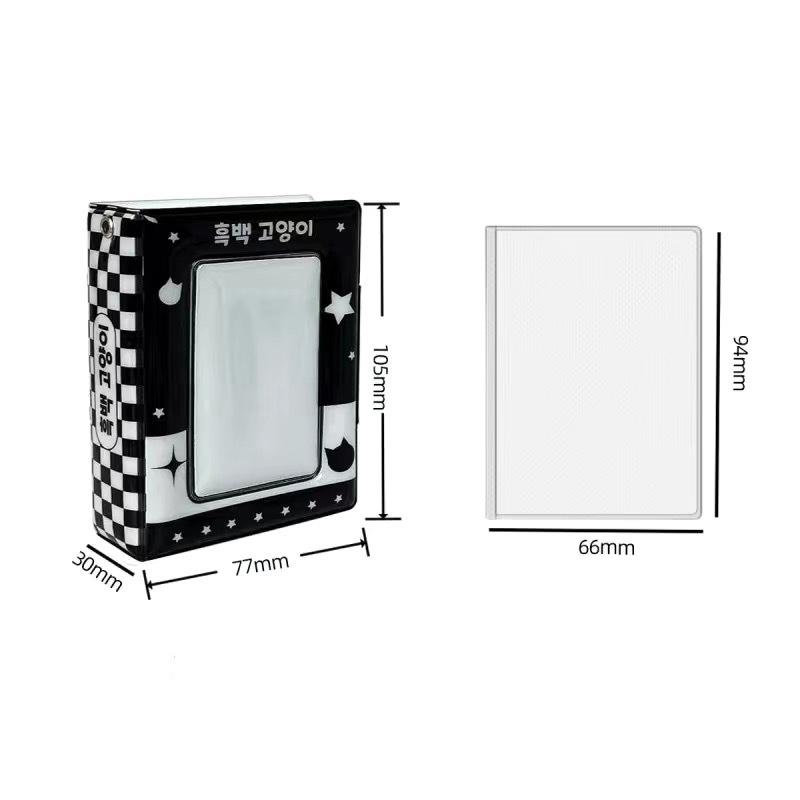 Книга для карточек Crush List Маленький карман для карточек Мини-альбом 3-3,5 Альбом знаменитости Книга для карточек Подходит для хранения маленьких карточек знаменитостей и аниме