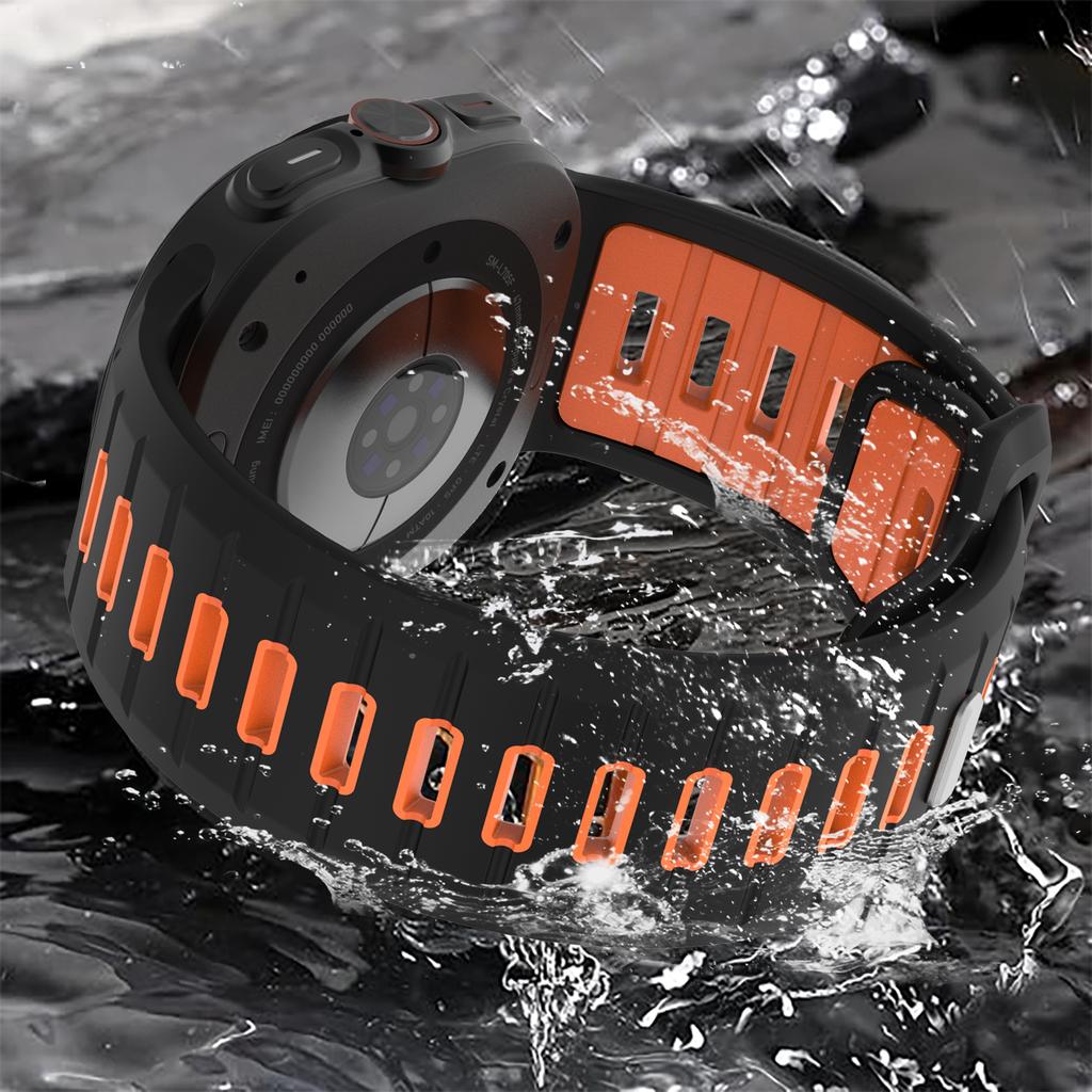 Для Samsung Galaxy Watch 7 Ultra Ремешок 47мм Аксессуары correa Спортивный Силиконовый Браслет Для Samsung Galaxy Watch Ultra 2025 ремешок 47 мм