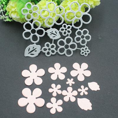 Цветы и листья дизайн художественные узоры металлические трафареты DIY Скрапбукинг трафарет для тиснения бумага ремесло шаблон альбома