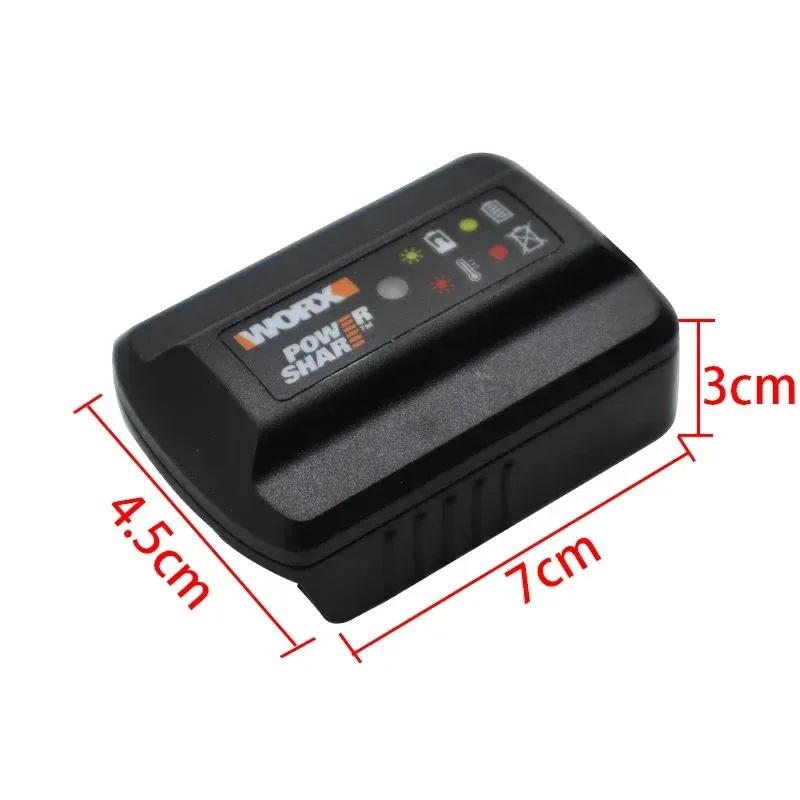 WA3760 Lithium Battery Charger For Worx 20V WA3551 WA3572 WA3550 WA3553 WG629 WA3860 WA3760 WA3880