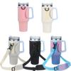40oz Water Bottle Carrier Bag Pouch Cover for Thermos Water Bottle Holder Adjustable Shoulder Strap Mug Cover