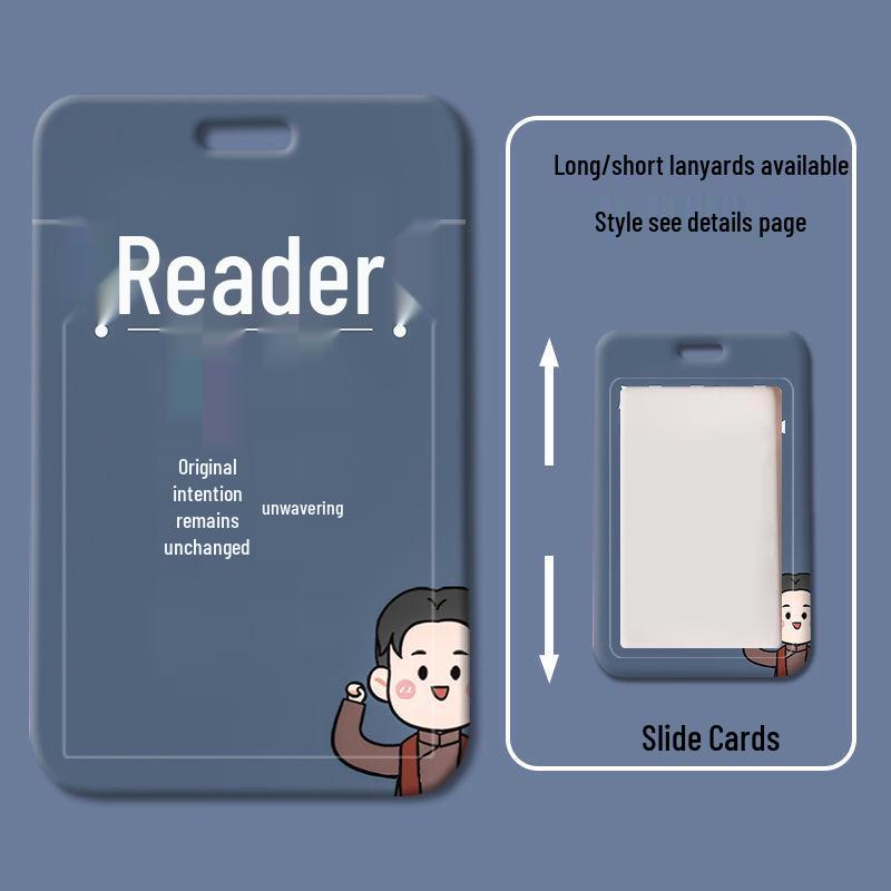 Держатель для ID-карты в стиле мультфильма "Эпоха пробуждения" - Пластиковая раздвижная крышка для школьных, студенческих, пропускных карт для питания и работы