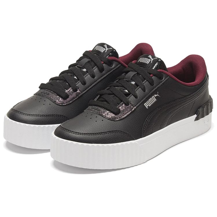 Puma Кеды Carina Lift Snake с низкой посадкой Женские кеды Черный 373230-02