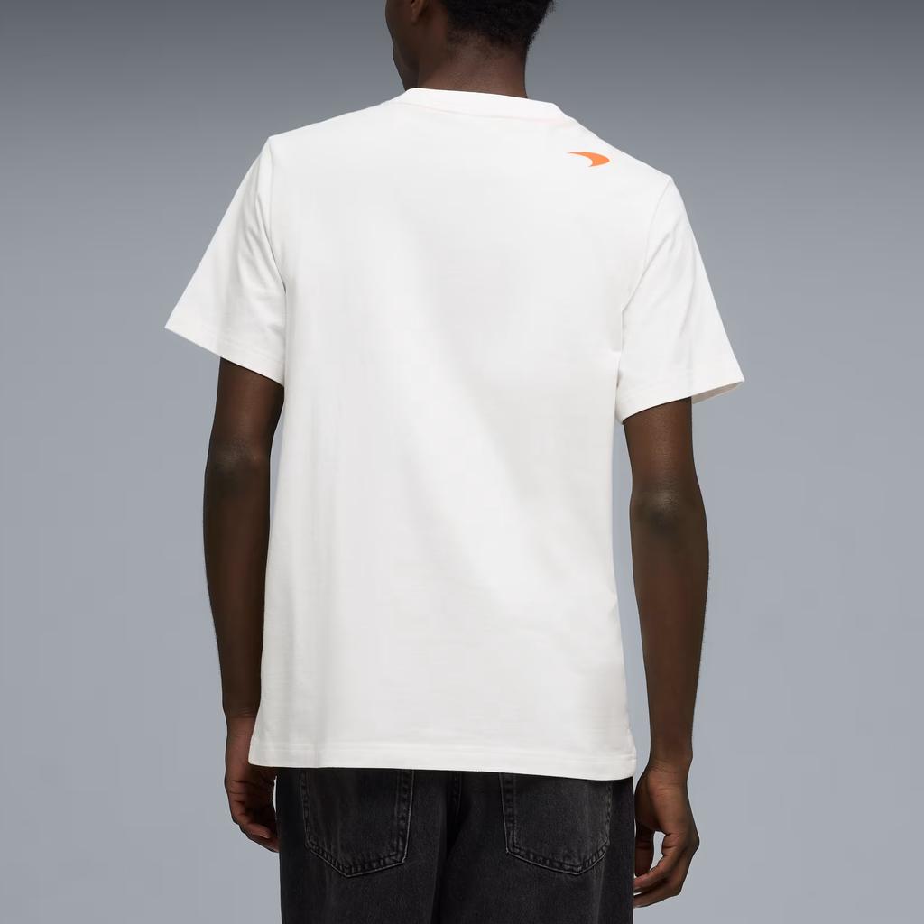 Puma X McLaren Норрис Вязаный Пуловер Круглый Вырез Короткий Рукав Футболка Мужские Топы 637451-02