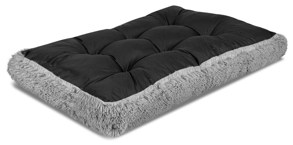 Лежанка для собаки SHAGGY, подушка HIGH SIDE Grey M-XL