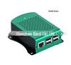 Зеленый защитный корпус для охлаждения из алюминиевого сплава для Raspberry Pi 3B/4B+