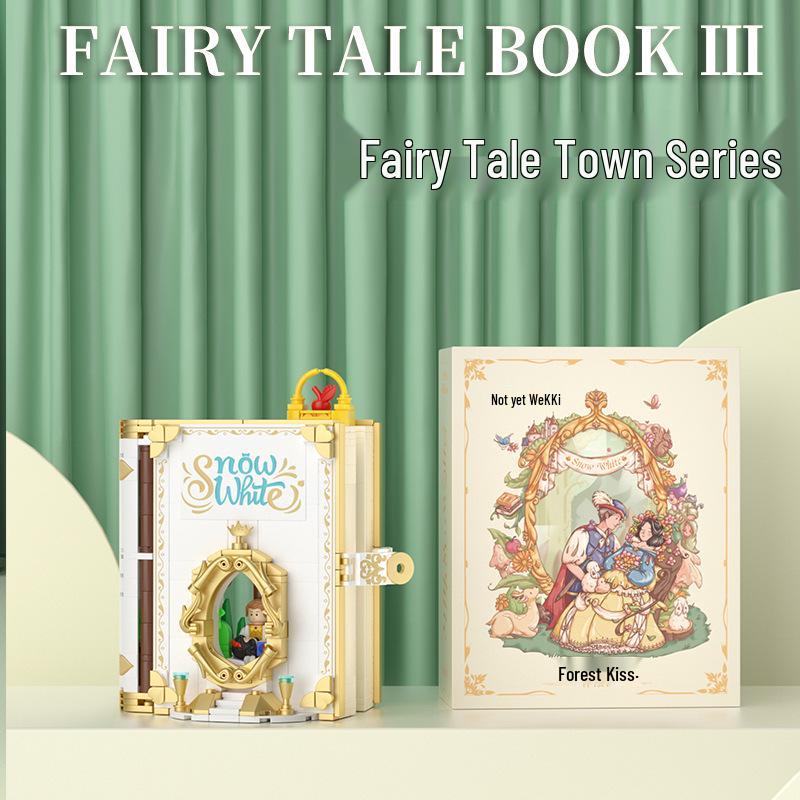 Лесной поцелуй и Желание Пазл 3D Книга из строительных блоков: Развивающий игровой набор для сборки