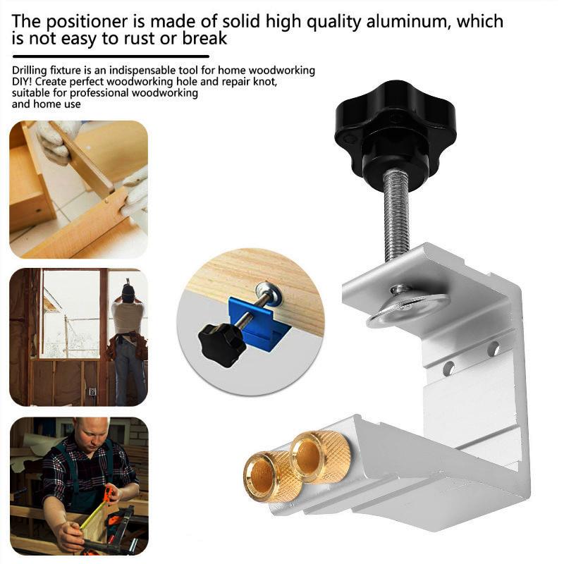 47 шт. Локатор косых отверстий Деревообрабатывающий позиционер Сверла Набор приспособлений для карманных отверстий Набор направляющих для сверления под углом 15 градусов Столярные инструменты