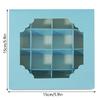 Коробки для кексов на вечеринку пустые 16 сеток коробки для конфет вставки прозрачное окно и разделитель