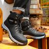 Breathable Sport Work Shoes Men Shoes Steel Toe Safety Boots Men's Work Sneaker Rotated Button Easy Wear Work Safety Boots