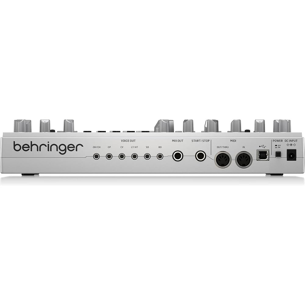 Behringer RD-6-SR Analog Drum Machine USB/DIN MIDI Compatible 16 Step Sequencer with Analog Disto...