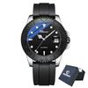 Fashion Chenxi Top Brand Automatic Mechanical Men Watch Luxury Leather Waterproof Quartz Tourbillon Wristwatch Men Luminous Date