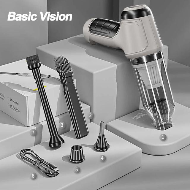 Новый 12000Pa автомобильный пылесос ручной беспроводной мини-пылесос для автомобиля домашний настольный робот для чистки клавиатуры