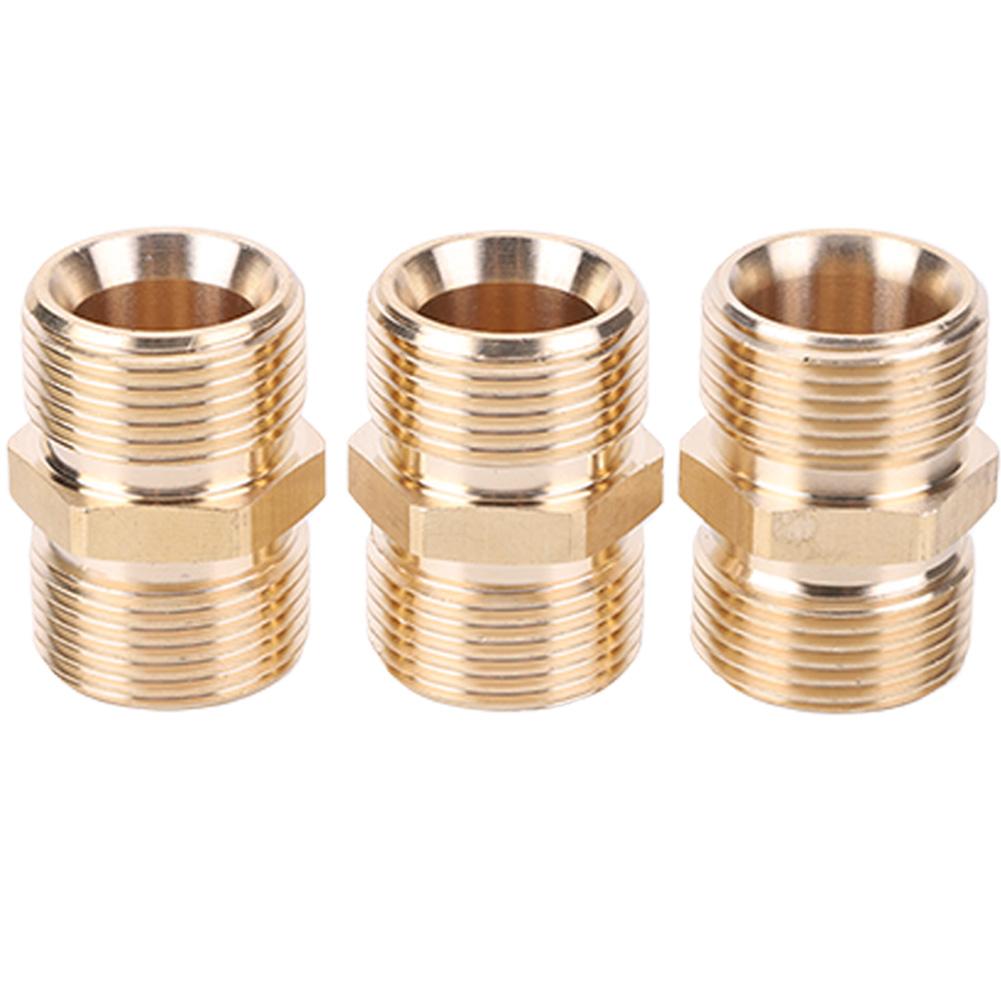 Соединительный элемент для шланга пистолета высокого давления, медный фитинг для шланга M22 с резьбой 14/15 мм, соединитель для шланга-распылителя для мойки высокого давления