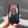 For Ford Kuga Fusion Explorer Mustang Ecosport S-MAX F-150 F-250 F-350 F-450 F-550 Silicone Car Key Fob Case Shell Key Cover