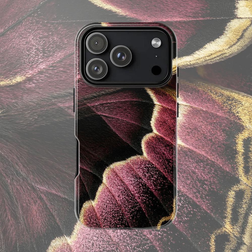 Блестящий чехол-мираж Clmj для iPhone 17 17e 16e 16 15 14 13 12 11 X XS XR XSMAX 7 8 Air Pro Max Plus Двухслойная задняя крышка