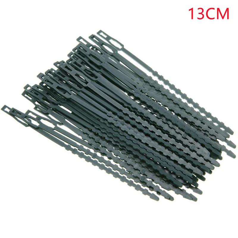 50/100PCS Plastic Plant Ties Reusable Fastener Greenhouse Grow Kit For Garden Tree Tomato Vines Climbing Multi-Function Clip