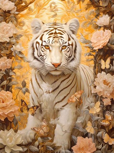 5D Алмазная Картина Новые Поступления Тигр Лев Полный Квадрат Круглый Вышивка Животные Цветочная Мозаика Домашний Декор