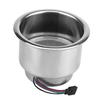 Cup Holder RGB LED Light Drink Cup Holder Remote Control Stainless Steel for Marine Boat Car Truck R
