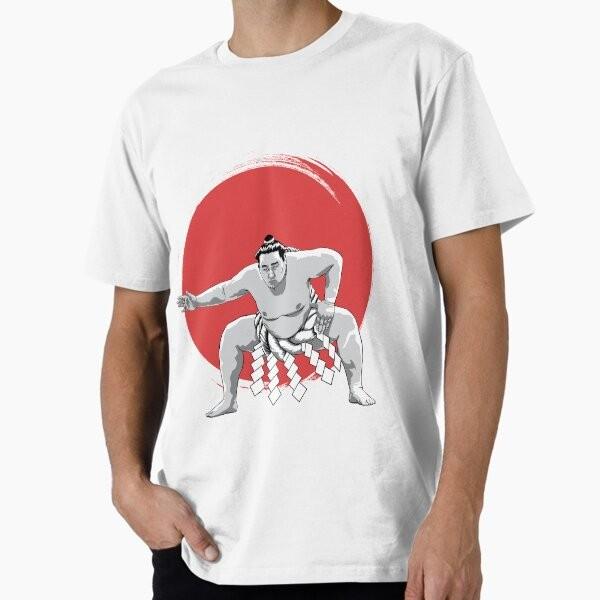 Japanese sumo wrestler in Tokyo tshirt etc Premium T-Shirt M-2XL Gift,