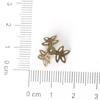 Mix Color Metal Flower Petal End Spacer Hallow Beads Caps Charms Bead Cups For Jewelry Necklace Making Supplie