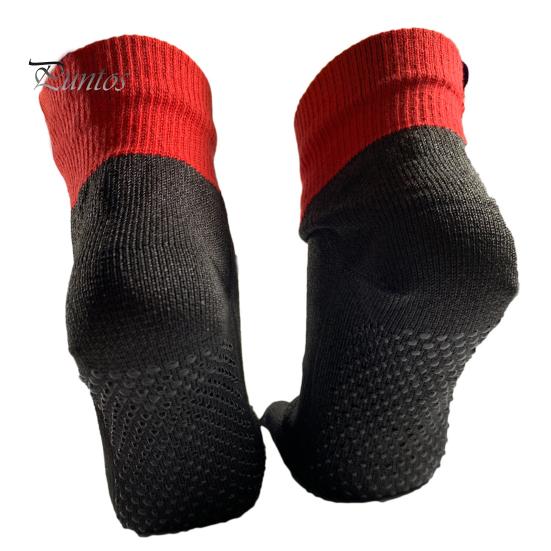 2 Pairs Barefoot Grounding Socks Outdoor Beach Camping Hiking Climbing Five Toes Socks Cut-resistant Men Women Non-slip Silicone Gripper Socks