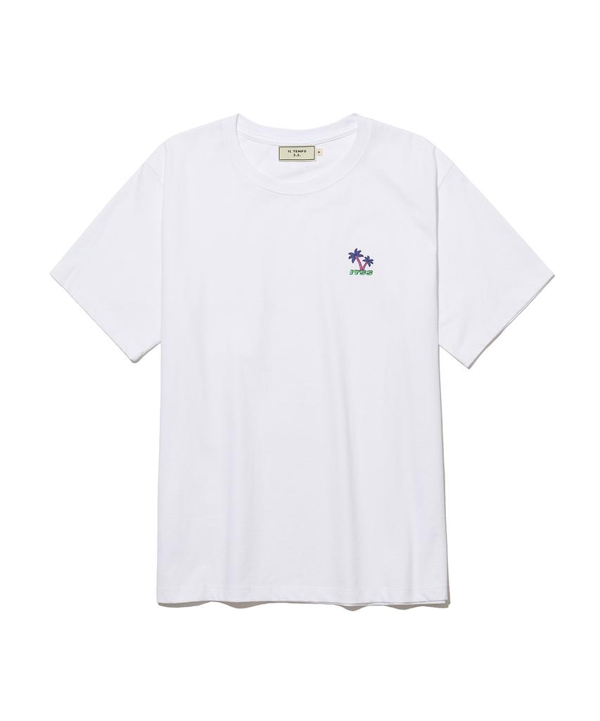 IL TEMPO SELECT SHOP Palm Tree T-Shirt White