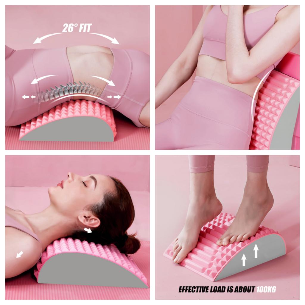 Массаж нижней части спины, облегчение боли, носилки, подушка для подтяжки спины, хроническая поясничная поддержка, подушка для коррекции осанки при грыже межпозвоночного диска