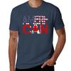 American Canadian Flag America Canada Patriotic Tshirt Labor Work Casual Tshirt