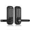 Mechanical Keyless Entry Door Lock, 14 Digit Keypad, Double-sided Embedded Outdoor Gate Door Locks Set with Keypad and Handle