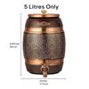 Company Pure Copper Dispenser 5 Litres Antique Itching Barrel