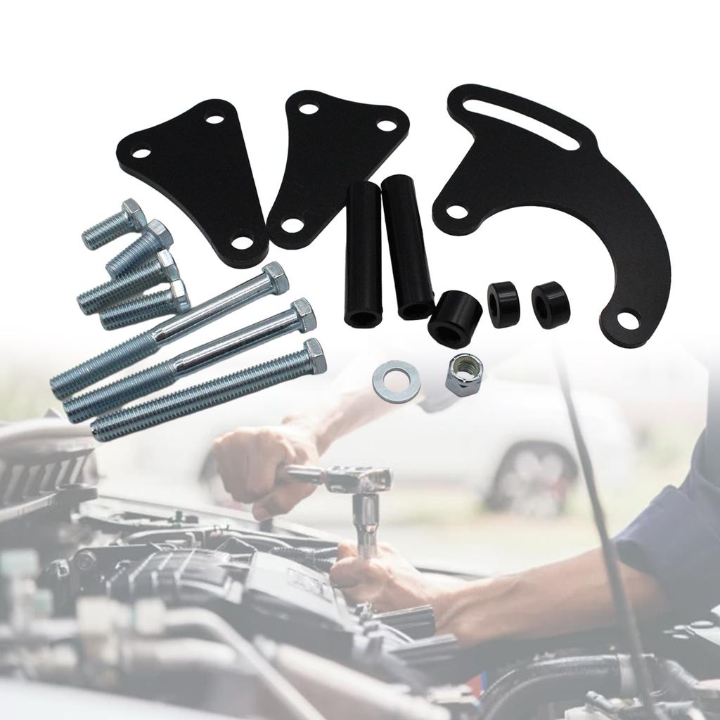 Автомобильный генератор, насос гидроусилителя руля, монтажный кронштейн, подставка для генератора, комплект автомобильных аксессуаров для SBC Saginaw LWP