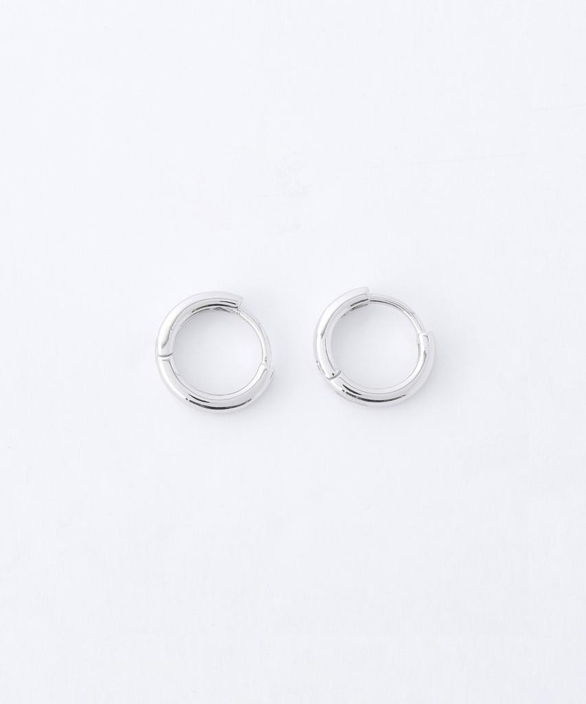 Musinsa Standard Женские серьги-кольца из серебра 925 пробы_1.8T 9.5 мм