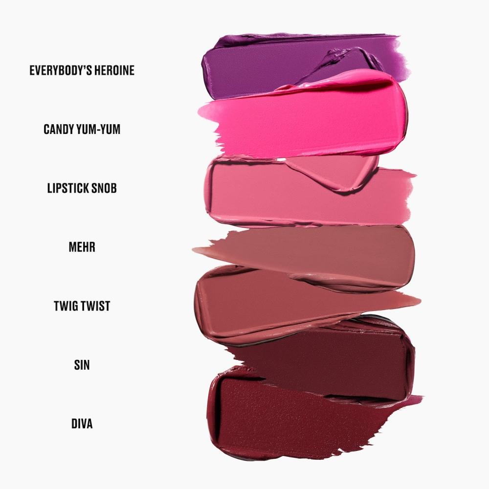 MAc CosMetics M A cxiMAl Шелковистая Матовая Помада 12 часов стойкости 0.12 унции Twig Twist Мягкий Приглушенный Коричневато-Розовый