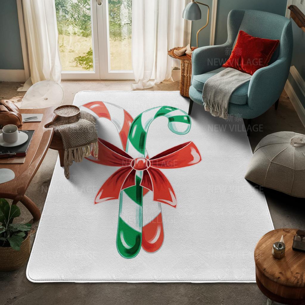 Ковер у входа в дом Домашний коврик у двери Гостиная Ванная Комната Ноги ванная комната Нескользящие коврики с водопоглощением для ванной Счастливого Рождества зима