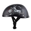 Motorcycle Helmet Men's Summer Half Helmet Retro Scalp Helmet Women's Electric Vehicle Helmet Locomotive Safety Hat